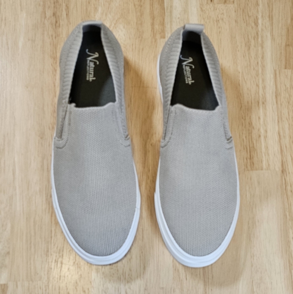 Khaki Slip-On Shoes